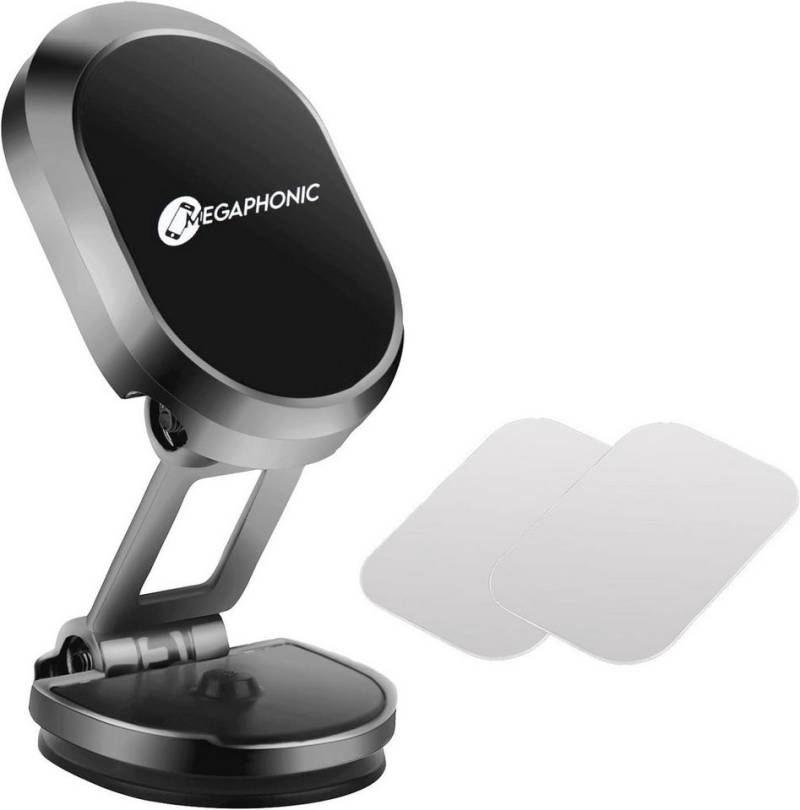 Megaphonic Auto Handyhalterung Universal Magnetische Handyhalterung Handy-Halterung, (bis 7,00 Zoll, 360° Verstellbare und Starker Magnet Halterung) von Megaphonic