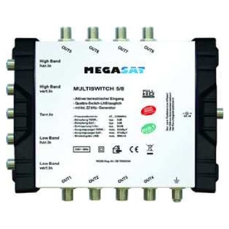 0600150 - Multischalter 5/8, 0600150 - Aktionsartikel 0600150 - Multischalter 5/8, 0600150 - Aktionsartikel von Megasat Werke