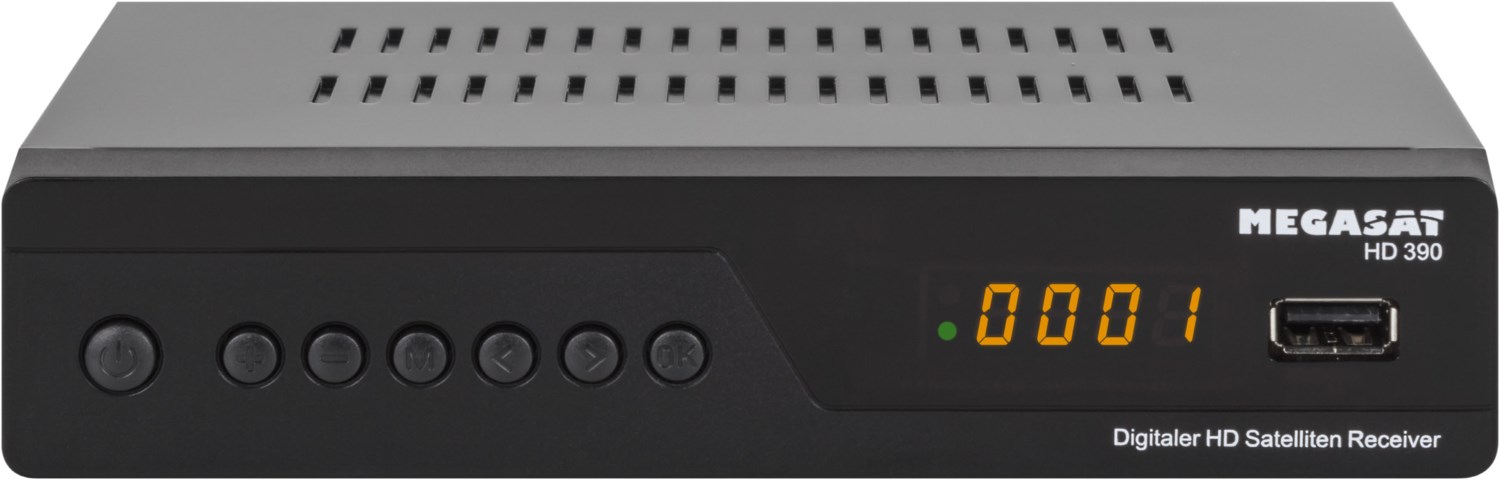 HD 390 HDTV Sat-Receiver HD 390 HDTV Sat-Receiver von Megasat