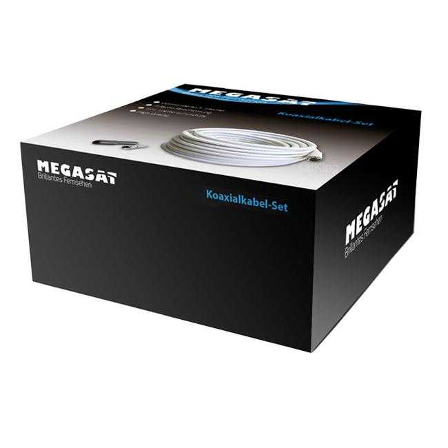 Koax Sat Kabel Megasat Quadshield 120dB mit F-Steckern 20m Koax Sat Kabel Megasat Quadshield 120dB mit F-Steckern 20m von Megasat
