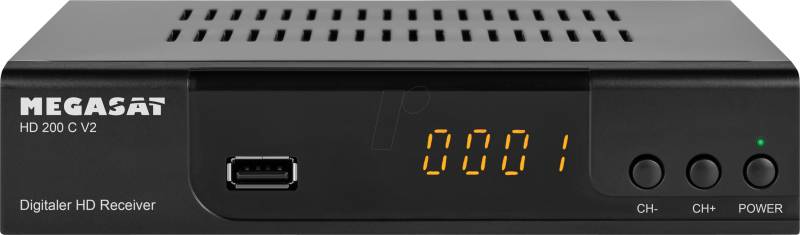 MEGASAT 0201142 - Receiver, Kabel, DVB-C, HDTV, S/PDIF von Megasat