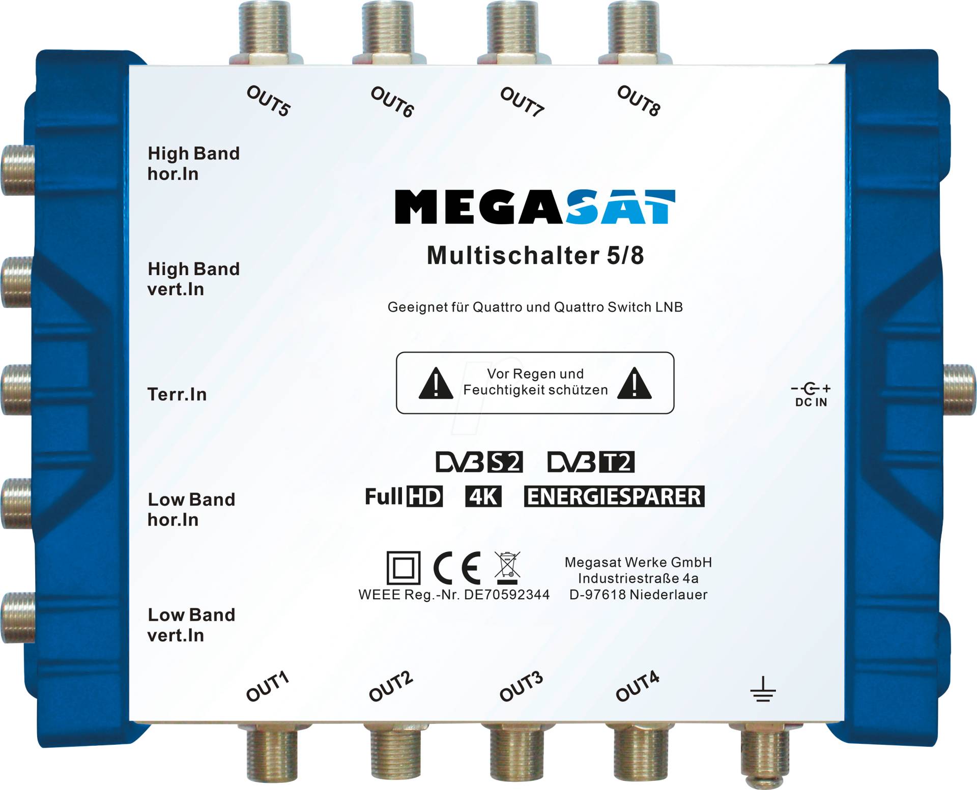 MEGASAT 0600150 - Multischalter 5 in 8 von Megasat