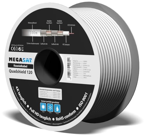 MEGASAT 100093 Megasat Kabel Quadshield 120 MEGASAT 100093 Megasat Kabel Quadshield 120 von Megasat