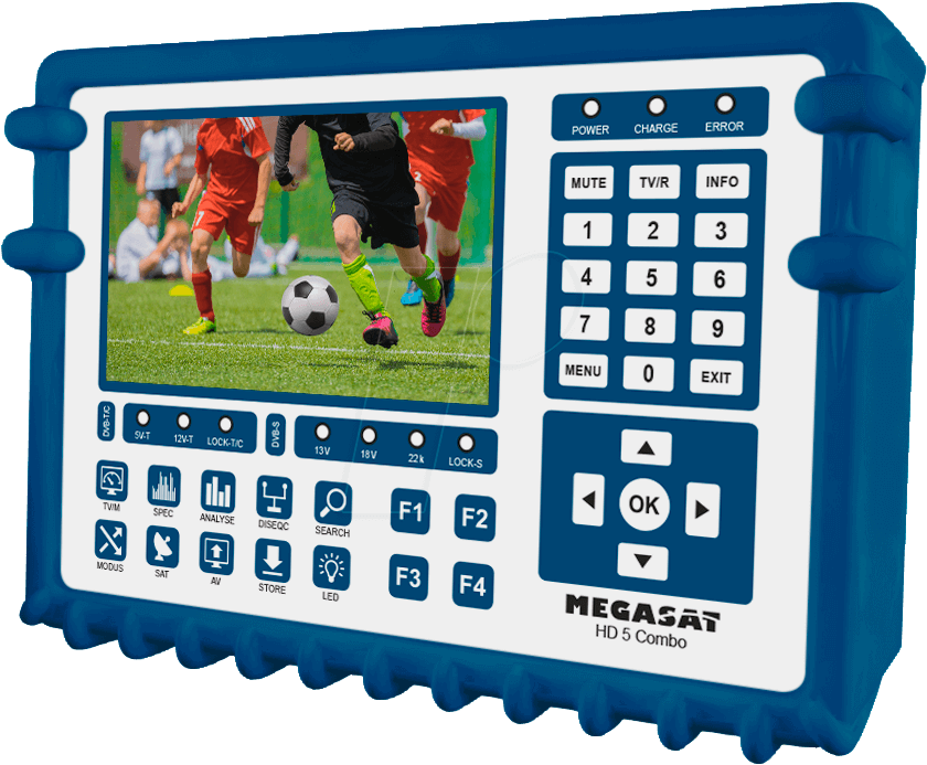 MEGASAT 2600014 - Pegelmessgerät, Satmessgerät, 5'' LCD Display von Megasat