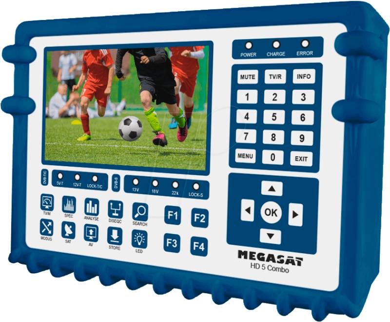 MEGASAT 2600014 - Pegelmessgerät, Satmessgerät, 5'' LCD Display von Megasat