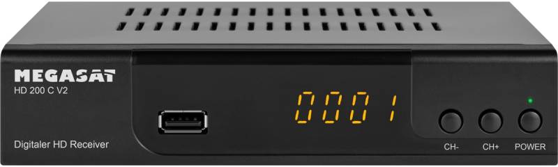 MEGASAT Receiver HD 200C V2, DVB-C, HDTV, S/PDIF von Megasat