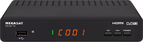 MegaSat 0201115 "HD-641T2 DVB-T2 HD-Receiver schwarz MegaSat 0201115 "HD-641T2 DVB-T2 HD-Receiver schwarz von Megasat