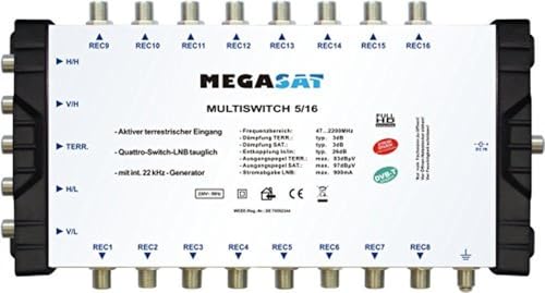 MegaSat 0600152 Profiline Multischalter 5/16 von Megasat