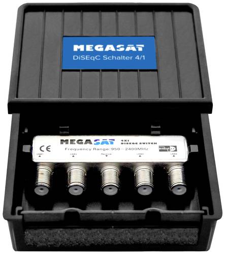 MegaSat DiSEqC 4/1 Pro DiSEqC-Schalter 4 (4 SAT/0 terrestrisch) Teilnehmer-Anzahl: 1 von Megasat