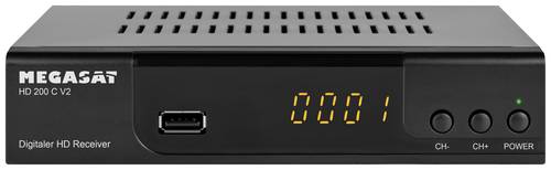 MegaSat HD 200 C V2 HD-SAT-Receiver Anzahl Tuner: 1 von Megasat