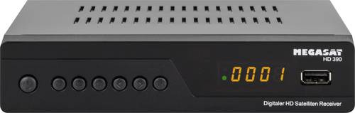 MegaSat HD 390 DVB-S2 Receiver Front-USB Anzahl Tuner: 1 von Megasat