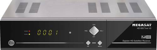MegaSat HD 935 Twin V2 HD-SAT-Receiver Aufnahmefunktion, Ethernet-Anschluss, Twin Tuner Anzahl Tuner MegaSat HD 935 Twin V2 HD-SAT-Receiver Aufnahmefunktion, Ethernet-Anschluss, Twin Tuner Anzahl Tuner von Megasat