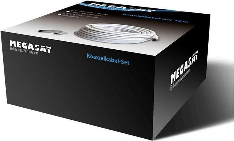 Megasat 100146 Koaxialkabel 20 m F Weiß (100146) von Megasat