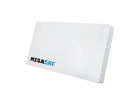 Megasat D4, 10,7 - 12,75 GHz, 1100 - 2150 MHz, 950 - 1950 MHz, 33 dBi, Horizontale/Vertikale Polarisation, Weiß von Megasat