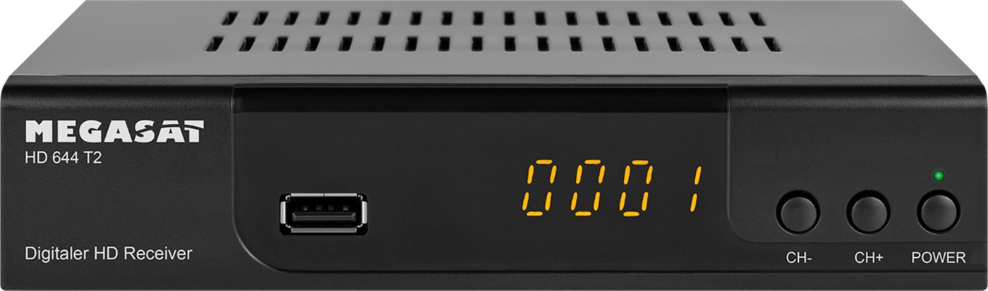 Megasat HD 644 T2 DVB-T2 HD Receiver (DVB-T2 HD free to Air) von Megasat