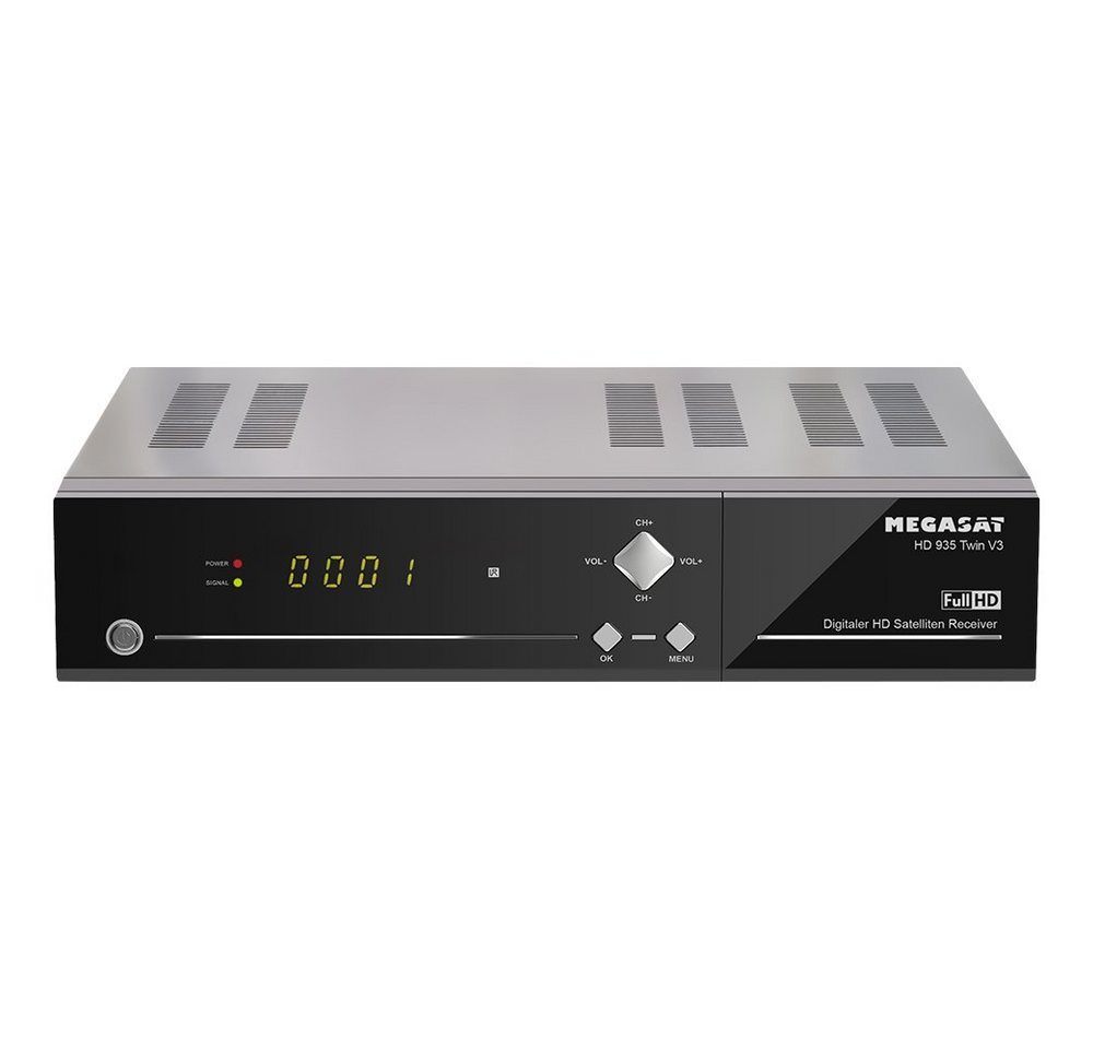 Megasat HD 935 Twin V3 HDTV Sat Receiver Live Stream 1TB Festplatte Satellitenreceiver Megasat HD 935 Twin V3 HDTV Sat Receiver Live Stream 1TB Festplatte Satellitenreceiver von Megasat