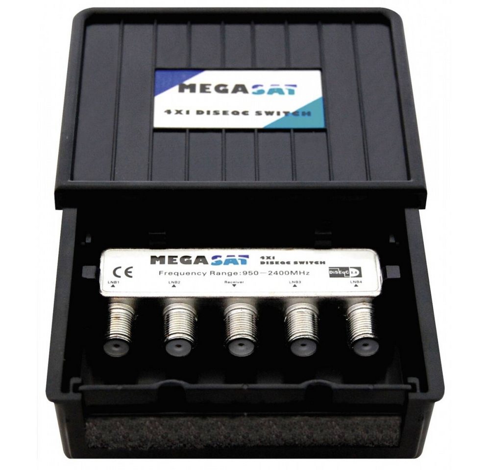 Megasat Megasat DiSEqC Switch 4/1 - Antennen Zubehör. Elektro-Kabel, 4-fach, DiSEqC Switch, 4-fach DiSEqC Switch Megasat Megasat DiSEqC Switch 4/1 - Antennen Zubehör. Elektro-Kabel, 4-fach, DiSEqC Switch, 4-fach DiSEqC Switch von Megasat