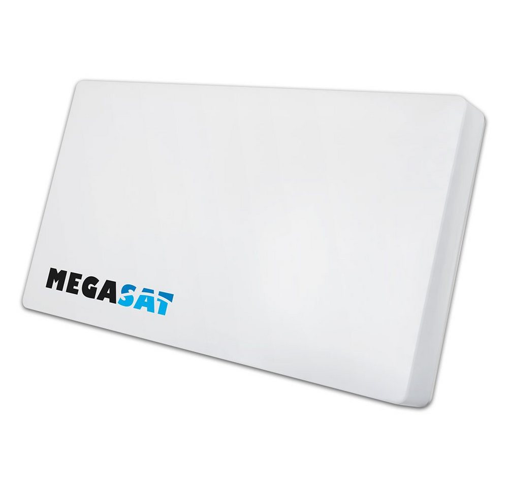 Megasat Megasat Flachantenne D1 Profi-Line Single Sat Spiegel LNB austauschbar Flachantenne von Megasat