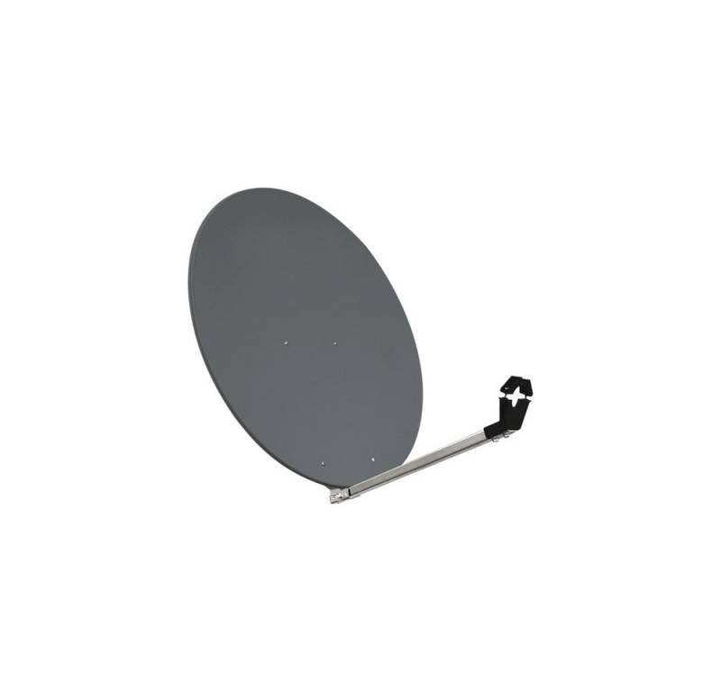 Megasat Megasat Sat-Spiegel 80cm Anthrazit - Antenne Stabantenne (beste Empfang), Stabiler Stahlaufbau von Megasat