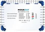 Megasat Multiswitch 17/16 - Multiswitch Satelliten-/terrestrisches Signal von Megasat