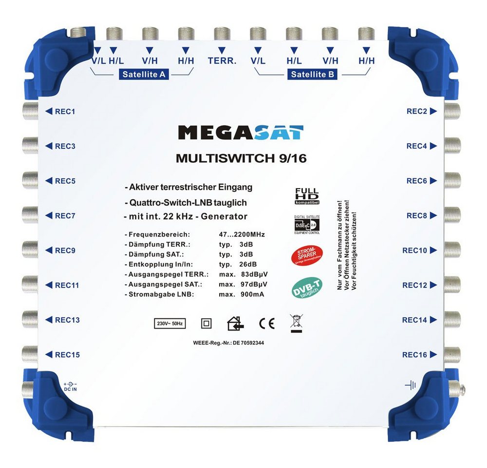 Megasat SAT-Multischalter von Megasat