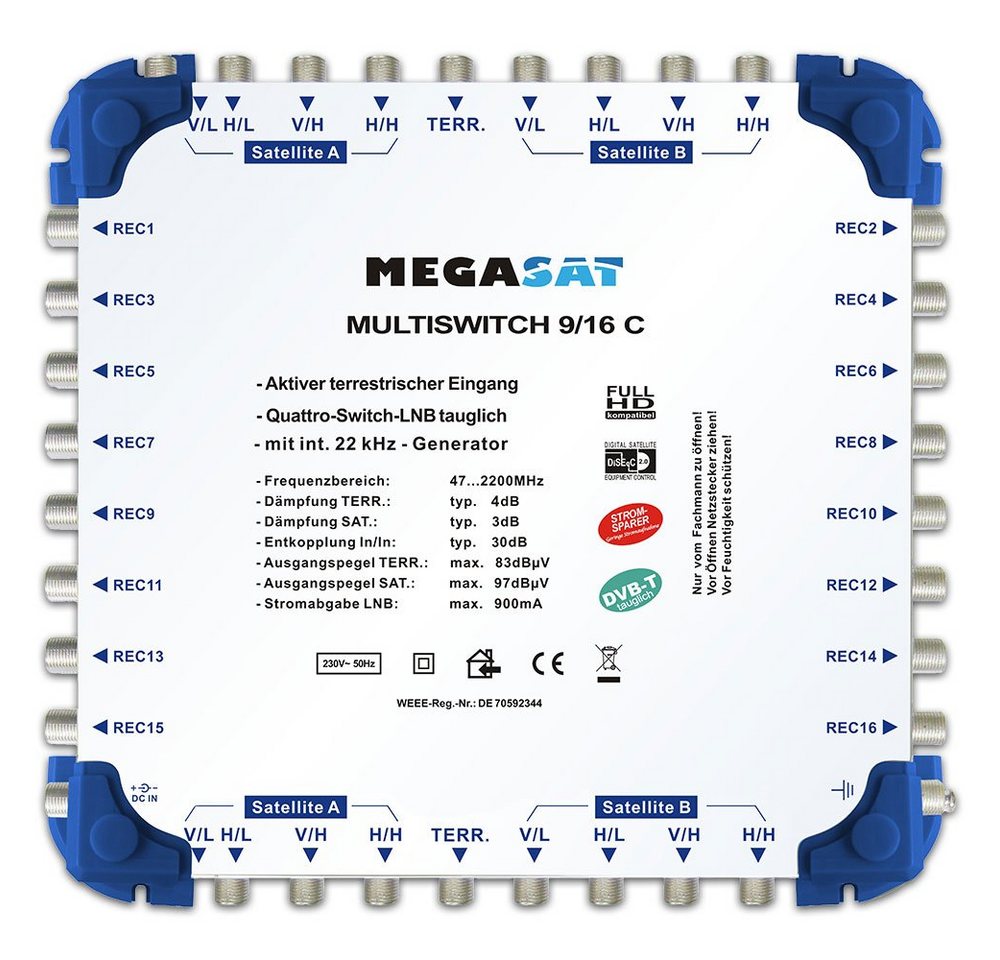 Megasat SAT-Multischalter von Megasat