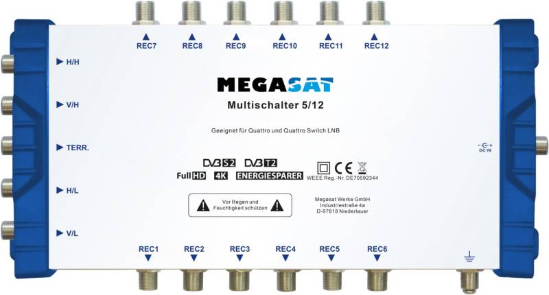 Multischalter 5/12 von Megasat