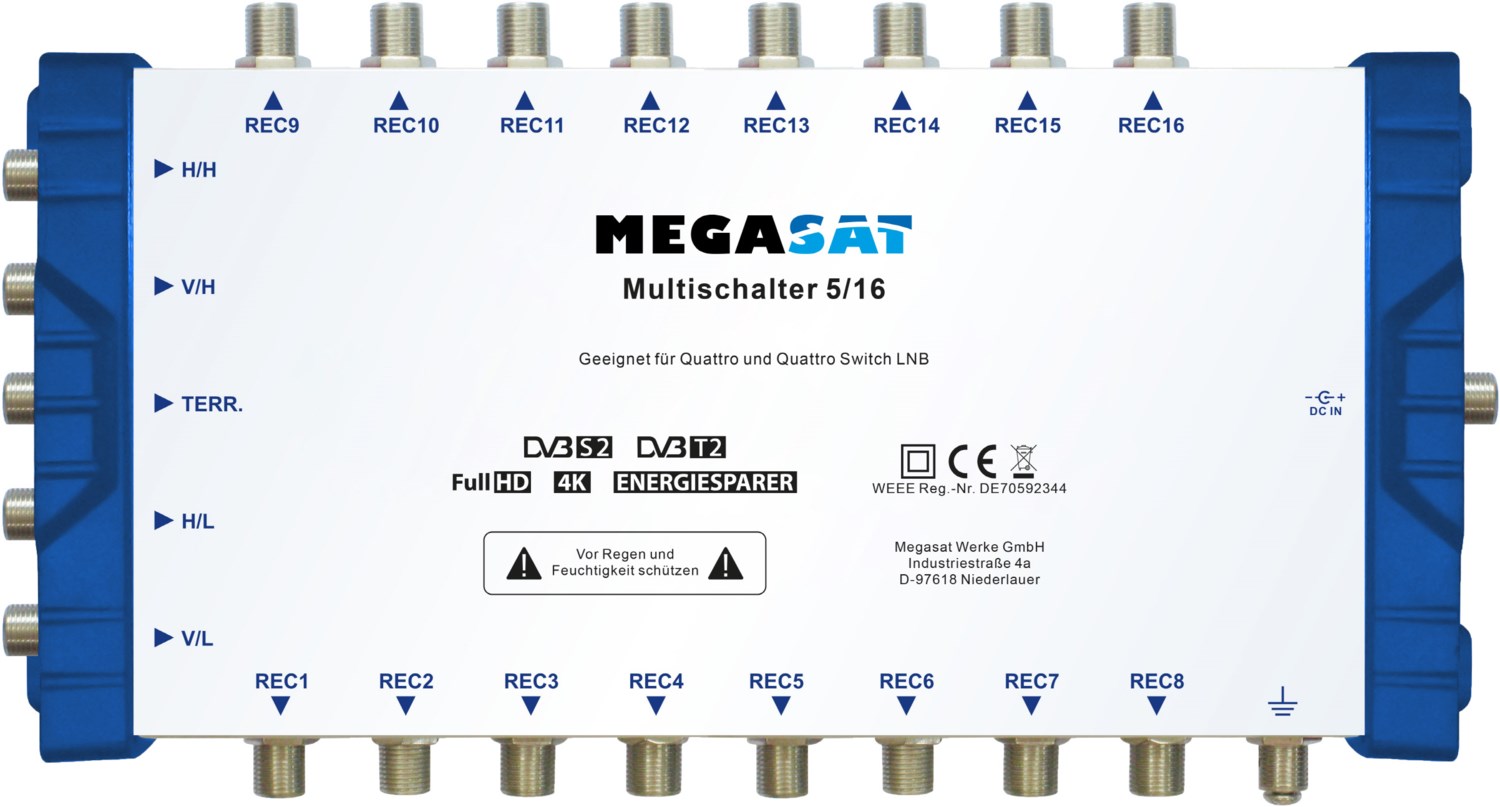 Multischalter 5/16 von Megasat