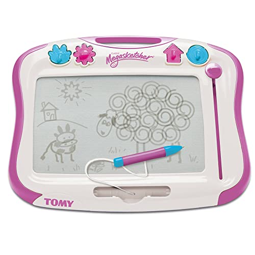 TOMY MegaSketcher Magnettafel für Kinder, Magnet Maltafel, Kinderspielzeug, Zaubertafel, fördert die Kreativität, Ideales Geschenk, ab 3 Jahre, violett TOMY MegaSketcher Magnettafel für Kinder, Magnet Maltafel, Kinderspielzeug, Zaubertafel, fördert die Kreativität, Ideales Geschenk, ab 3 Jahre, violett von Megasketcher