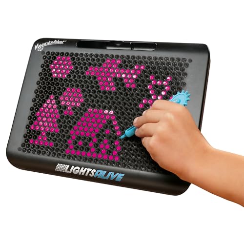 Megasketcher TOMY Lights Alive | Leuchtendes Zeichenbrett für Kinder, inklusive Stift mit Roller, 2 Schablonen | Zeichenspielzeug für Kinder ab 3 Jahren Megasketcher TOMY Lights Alive | Leuchtendes Zeichenbrett für Kinder, inklusive Stift mit Roller, 2 Schablonen | Zeichenspielzeug für Kinder ab 3 Jahren von Megasketcher
