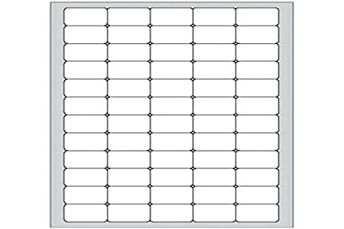 Megastar lp4ms-3723 – Pack von 100 Blatt SELBSTKLEBENDE ETIKETTEN, 37.5 x 23.5 mm, weiß von Megastar
