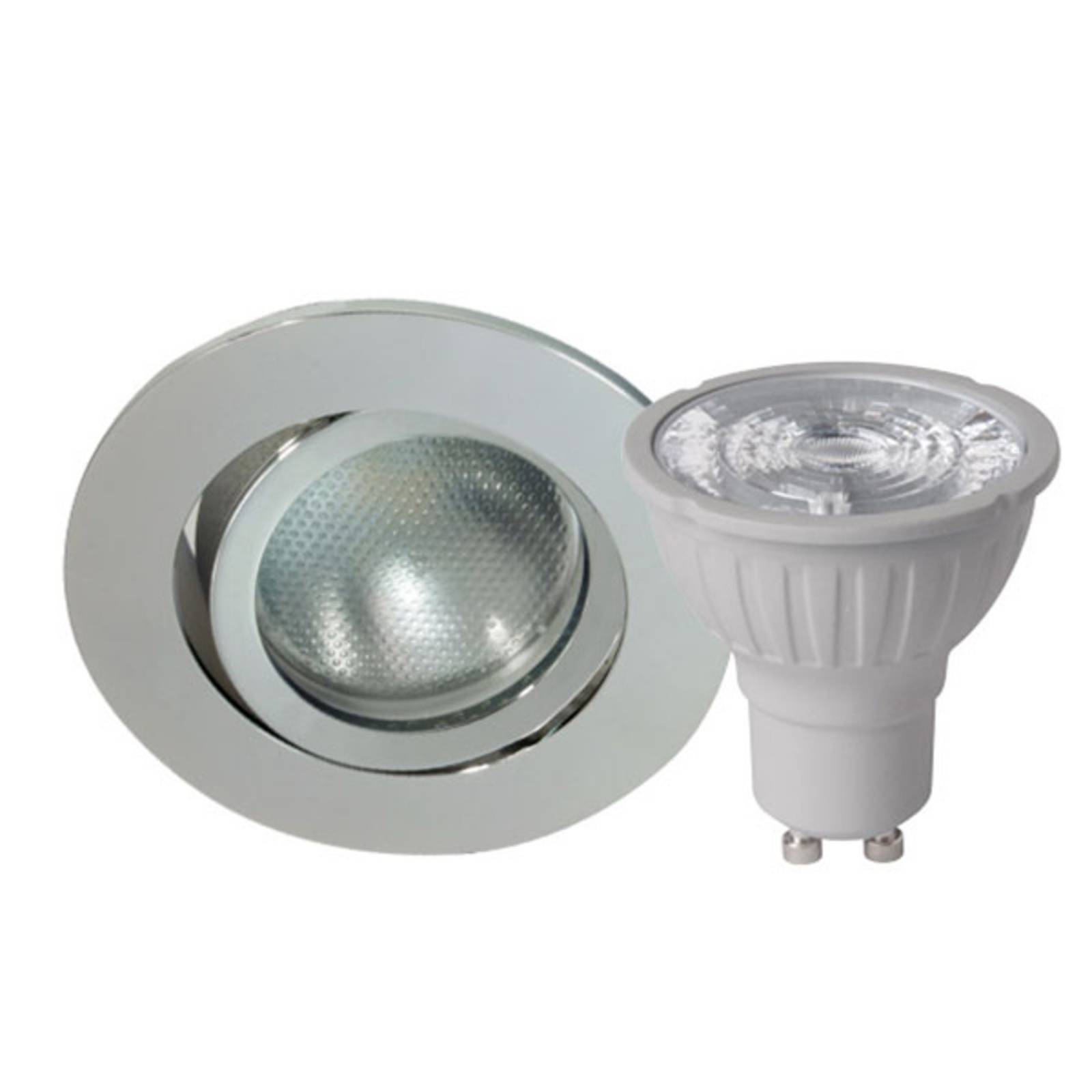 Megatron DecoclicSet Einbauspot GU10 5,2W silber von Megatron