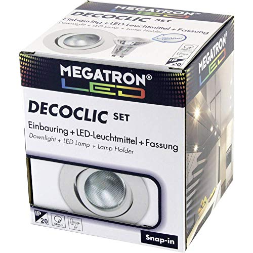 Megatron MT75400 Einbauleuchte LED GU10, GU5.3 6 W Weiß Megatron MT75400 Einbauleuchte LED GU10, GU5.3 6 W Weiß von Megatron