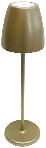 Megatron TAVOLA MT68058 Akku-Tischlampe LED 2W Gold von Megatron