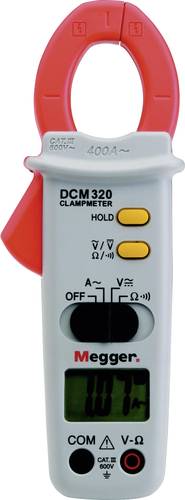 Megger DCM320 Stromzange, Hand-Multimeter digital CAT III 600V Anzeige (Counts): 2000 von Megger