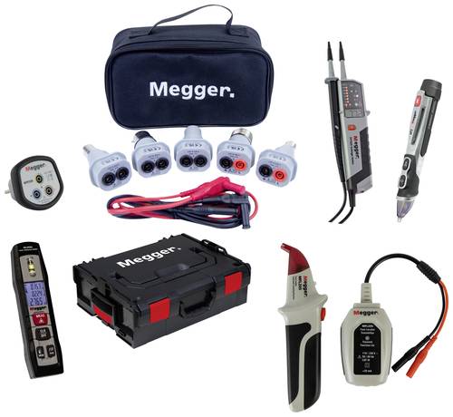 Megger EM-PAKET Zweipoliger Spannungsprüfer CAT IV 1000V LED, LCD von Megger