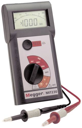 Megger MIT230HD-EN Isolationsmessgerät 250 V, 500 V, 1000V 999 MΩ von Megger