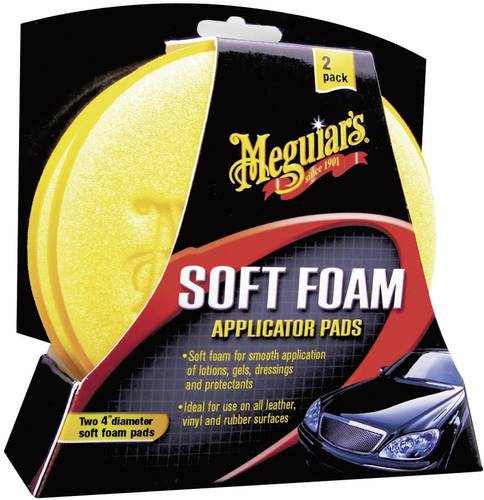 Meguiars 650012 Soft Foam Applicator Pads Auftragsschwamm 2St. von Meguiars
