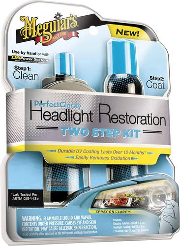 Meguiars Prefect Clarity Headlight Restoration Kit G2000 Scheinwerfer Aufbereitungs-Set 1 Set von Meguiars