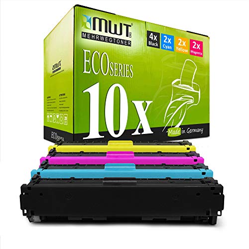 10x Kraft Office Supplies Toner für Canon I-Sensys MF 623 624 628 8230 8280 Cw cw Cn cn ersetzt 731 von Mehrwegtoner
