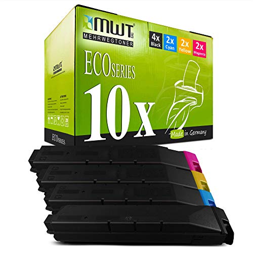 10x Kraft Office Supplies Toner kompatibel für Kyocera TASKalfa 3050 3051 3252 3550 3551 cig ci ersetzt TK-8305 von Mehrwegtoner