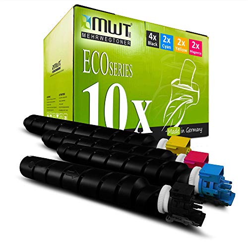 10x Kraft Office Supplies XXL Toner im Set kompatibel für Kyocera TASKalfa /Copystar 3252ci 3253ci ersetzt TK-8335 von Mehrwegtoner