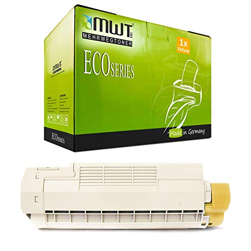 1x MWT Toner kompatibel für Oki C 610 DM DN CDN N DTN ersetzt 44315305 Gelb Yellow von Mehrwegtoner