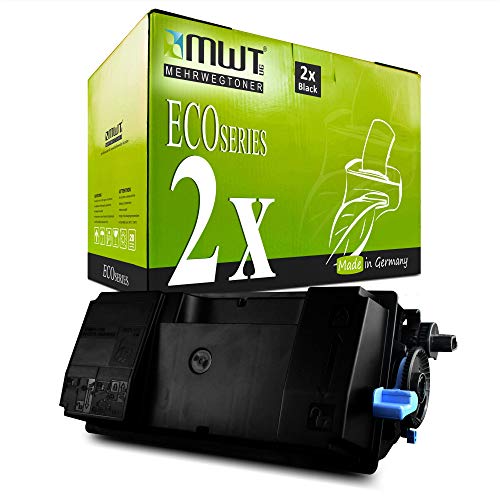 2X Kraft Office Supplies Toner kompatibel für Kyocera FS 2100 4100 4200 4300 D DN ersetzt 1T02MS0NL0 TK3100 von Mehrwegtoner