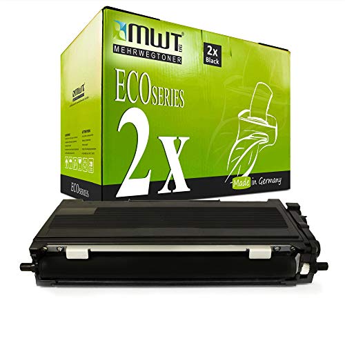 2X MWT Toner TN2005 XXL kompatibel für Brother HL 2035 (N) / HL 2037 (E) / HL2035N HL2037E - Premium Alternative für TN-2005 Black von Mehrwegtoner