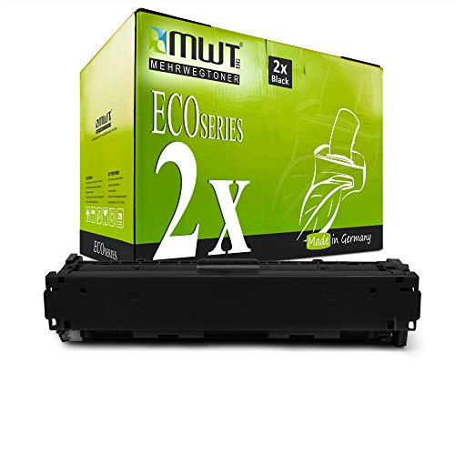 2X MWT Toner kompatibel für Canon I-Sensys MF 631 632 634 635 636 wie 045H BK Black von Mehrwegtoner