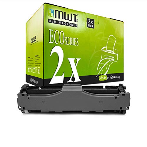 2X MWT Toner kompatibel für Canon I-Sensys MF 724 726 728 729 8330 8340 8350 8360 8380 8540 8550 8580 wie 718BK CRG-718BK Black von Mehrwegtoner