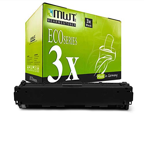 3X MWT Toner für Canon I-Sensys MF 623 624 628 8230 8280 wie 731BK CRG-731BK Black von Mehrwegtoner