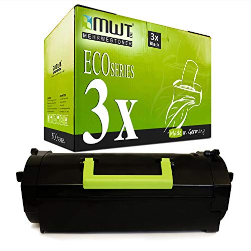 3X MWT Toner kompatibel für Dell B5460dn ersetzt 593-11194 03YNJ Black Schwarz 98VWN von Mehrwegtoner