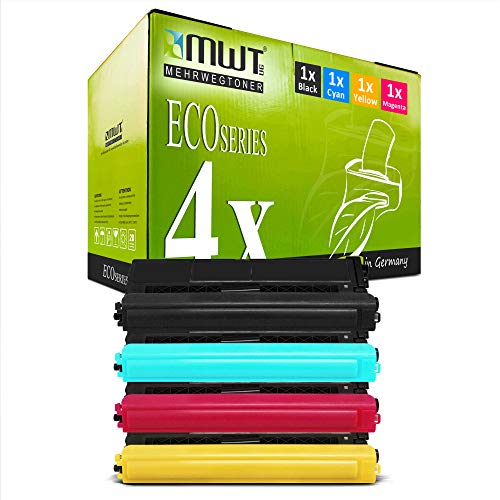 4X Kraft Office Supplies XXL Toner kompatibel für Brother HL 4570 CDWT CDW ersetzt TN-328 Black Cyan Magenta Yellow von Mehrwegtoner